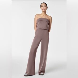 SPANX Air Essentials Strapless Jumpsuit - Smoke